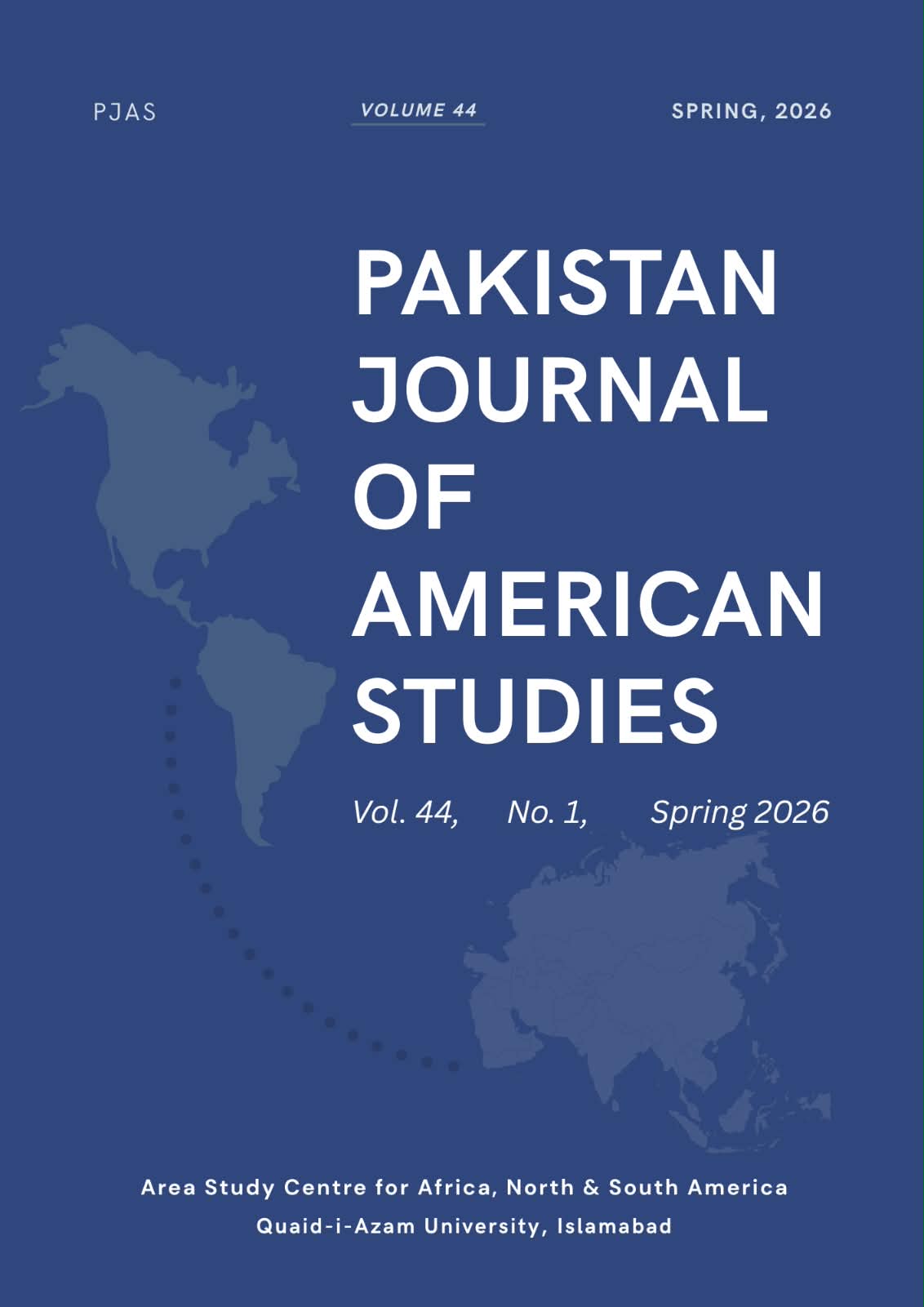 Pakistan Journal of American Studies, Vol.44/1 2026